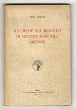 Ricerche sul reddito di aziende agricole aretine