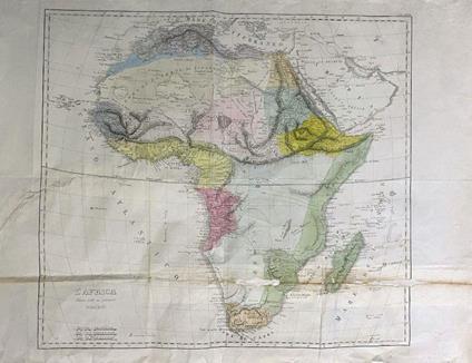 L' Africa divisa nelle sue principali regioni - Francesco Costantino Marmocchi - copertina