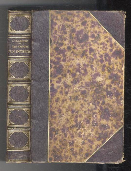 Les Amours d'un Interne - Jules Claretie - copertina