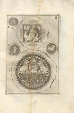 Lotto composto da 31 tavole in calcografia, numerate I-XXXI, raffiguranti particolari di vasi in vetro romani