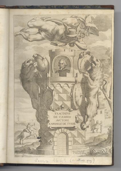 Tractatus de cambijs auctore Raphaele de Turri - copertina