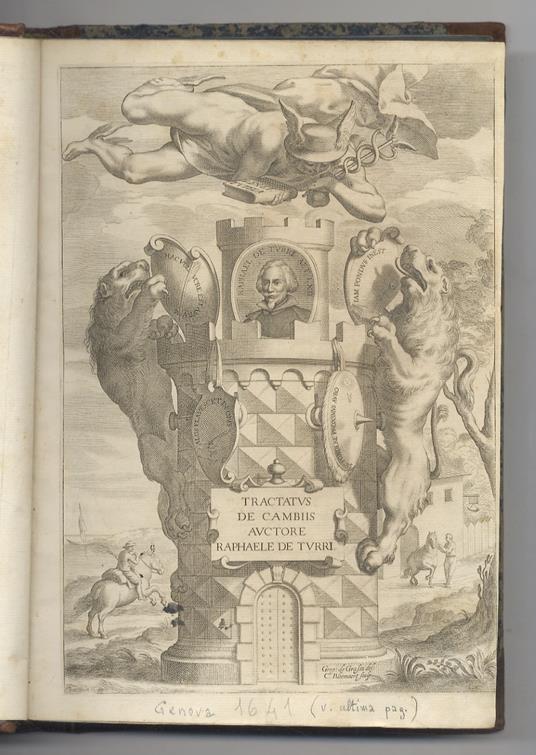 Tractatus de cambijs auctore Raphaele de Turri - copertina
