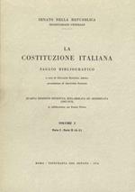 La Costituzione Italiana. Saggio bibliografico. Presentazione di Amintore Fanfani. Quarta edizione riveduta, rielaborata ed aggiornata (1947-1972) in collaborazione con Paolo Petta