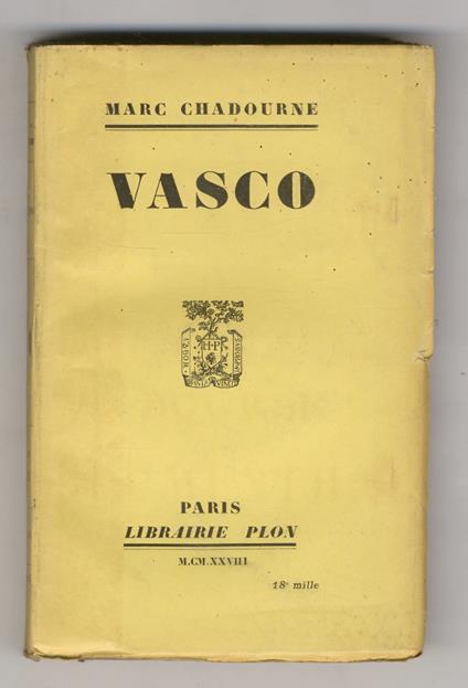 Vasco - Marc Chadourne - copertina