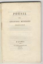 Poesie di Onofrio Minzoni, ferrarese