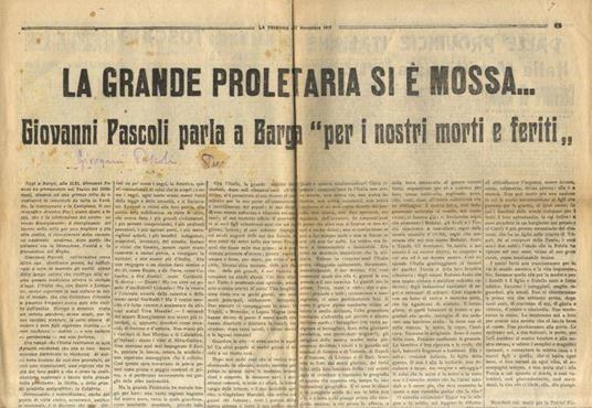 La Grande Proletaria Si è Mossa Analisi Pdf