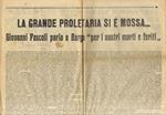 La Grande Proletaria si è mossa... Giovanni Pascoli parla a Barga per i nostri morti e feriti. (In: la Tribuna, 27 novembre 1911)