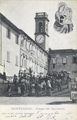 CARTOLINA, MONTENERO. Montenero - Piazza del Santuario