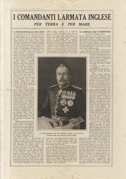 I comandanti l'Armata Inglese per terra e per mare - copertina