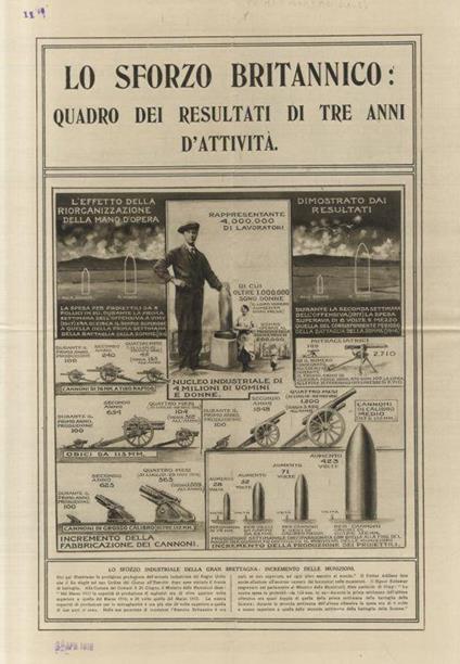 Lo sforzo britannico: quadro dei risultati di tre anni d'attività - copertina