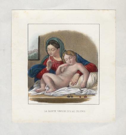 SAINTE (LA) Vierge dite au silence. [La Vergine detta del silenzio] - copertina