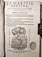 Le Malitie Bettine del Mutio Iustinopolitano. Distinte in quattro parti. Nella prima parte si mostrano le malitiose allegationi e interpretazioni dei Sacri dottori fatte da Francesco Betti. Nella seconda si scoprono le malitie sue nell'allegare e int