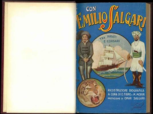 Con Emilio Salgàri tra pirati e corsari (ricostruzione biografica). Prefazione di Omar Salgàri - copertina