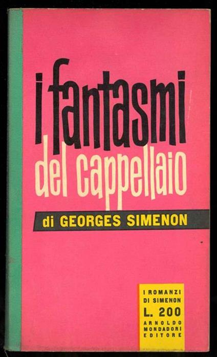 I fantasmi del cappellaio - Georges Simenon - copertina