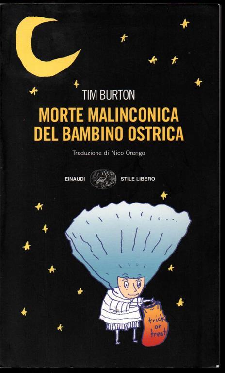 Morte malinconica del bambino Ostrica e altre storie - Tim Burton - copertina