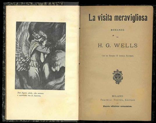 La visita meravigliosa. Romanzo. Con un disegno di Amelia Bauerle - Herbert G. Wells - copertina
