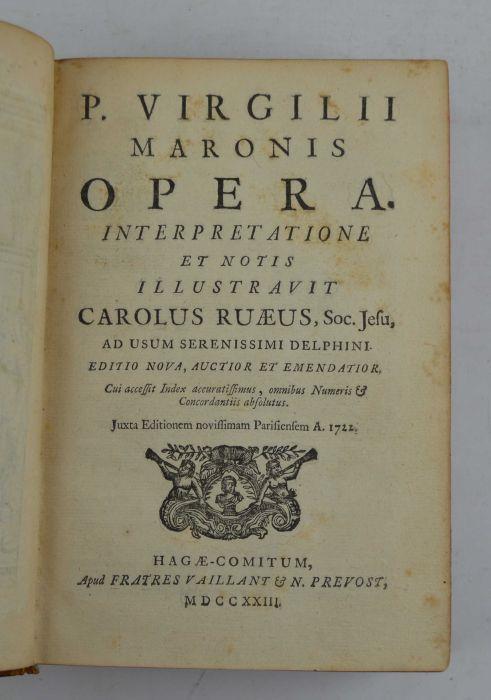 Opera. Interpretatione et notis illustravit Carolus Ruaeus… ad usum serenissimi Delphini… - Publio Virgilio Marone - copertina