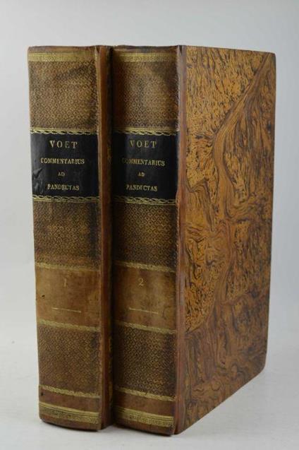 Commentarius ad Pandectas… - Johannis Voet - copertina