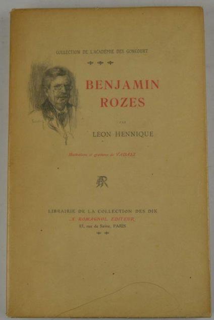 Benjamin Rozes. Illustrations et gravures de Vadasz - copertina