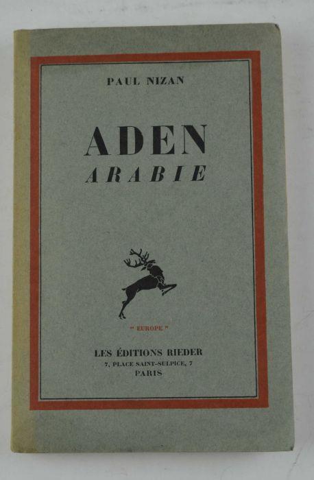 Aden Arabie - Paul Nizan - copertina