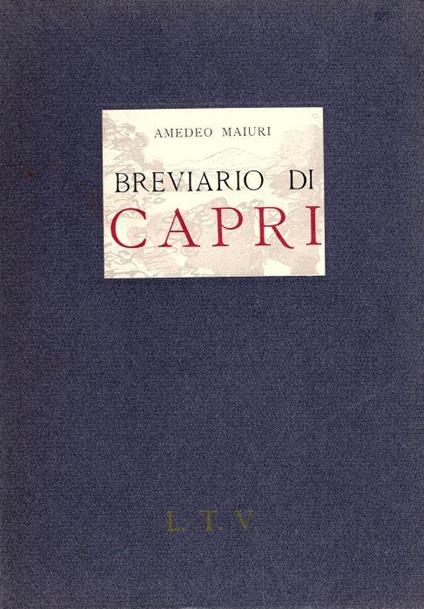 Breviario di Capri - Amedeo Maiuri - copertina