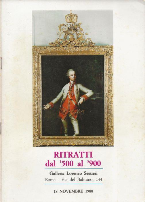 Ritratti dal '500 al '900 - Italo Faldi - copertina
