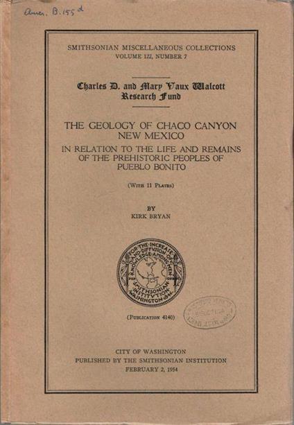 The geology of Chaco Canyon New Mexico - copertina