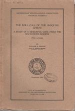 The roll call of the Iroquois Chiefs