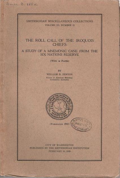 The roll call of the Iroquois Chiefs - copertina