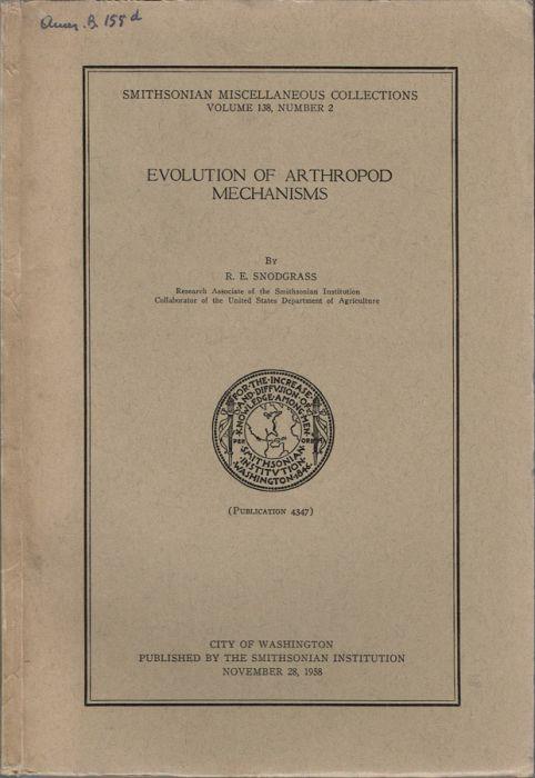 Evolution of arthropod mechanisms - copertina