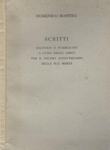 Scritti - copertina