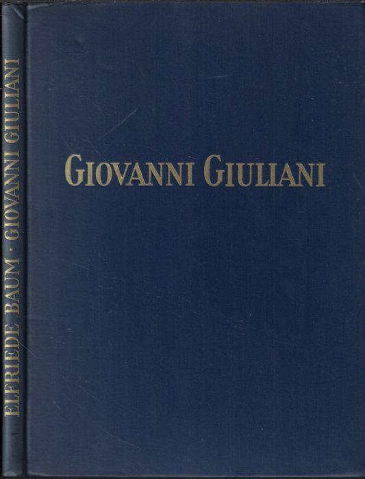 Giovanni Giuliani - copertina