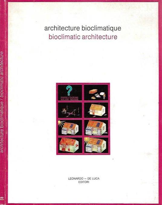 Architecture Bioclimatique - Bioclimatic Architecture - copertina