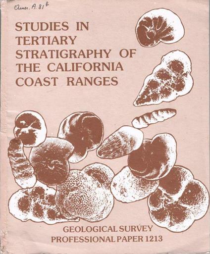 Studies in Tertiary Stratigraphy of the California Coast Ranges - copertina