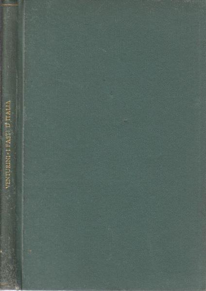 I fasti d'Italia - Domenico Venturini - copertina
