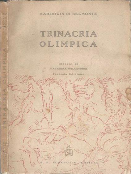 Trinacria olimpica - Hardouin Di Belmonte - copertina