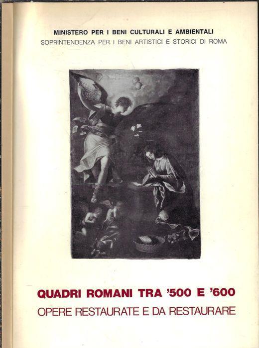 Quadri romani tra '500 e '600 - copertina