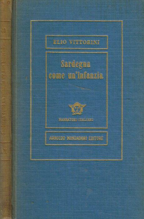 Sardegna come un'infanzia - Elio Vittorini - copertina