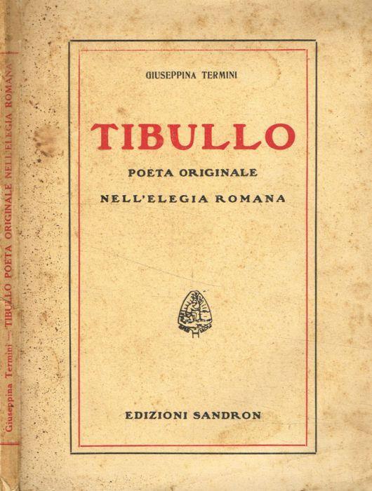 Tibullo - copertina
