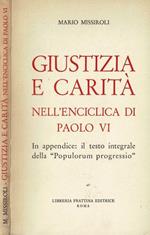 Giustizia e carità nell'Enciclica di Paolo VI