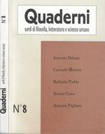 Quaderni sardi di filosofia, letteratura e scienze umane N. 8 2001