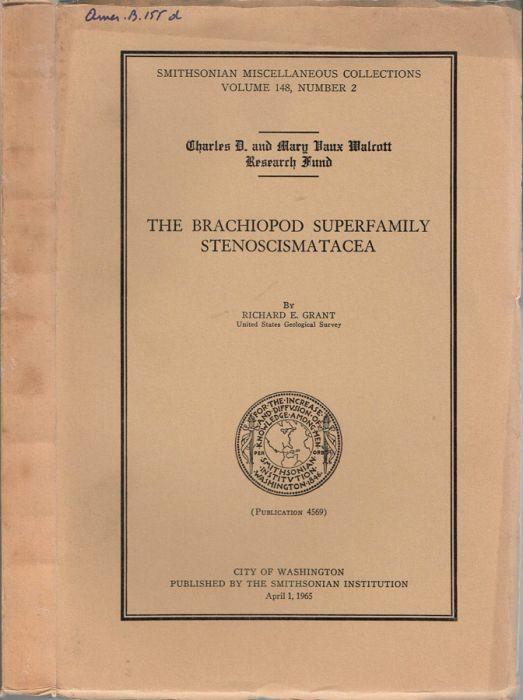 The brachiopod superfamily stenoscismatacea - copertina