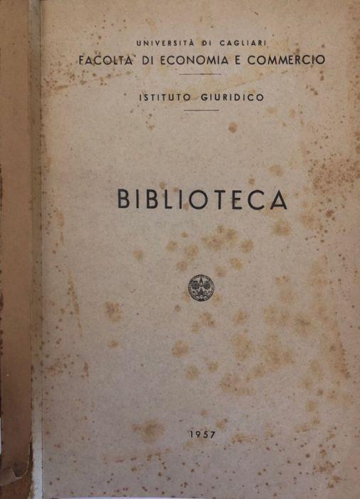 Biblioteca - copertina