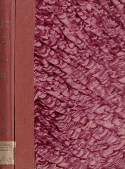 Università di Torino Memorie dell'Istituto Giuridico serie II memoria CVI - copertina