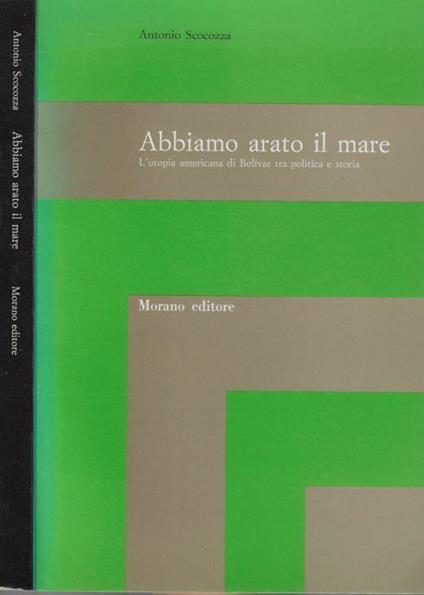 Abbiamo arato il mare - Antonio Scocozza - copertina
