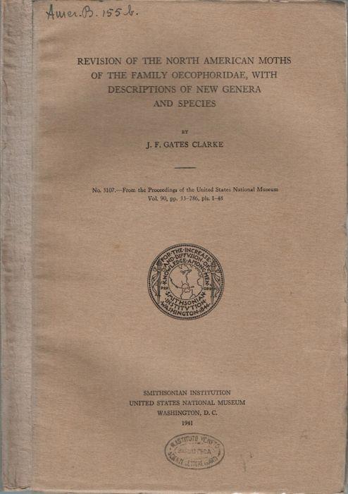 Revision of the North American Moths of the family Oecophoridae, with descriptions of new genera and species - copertina