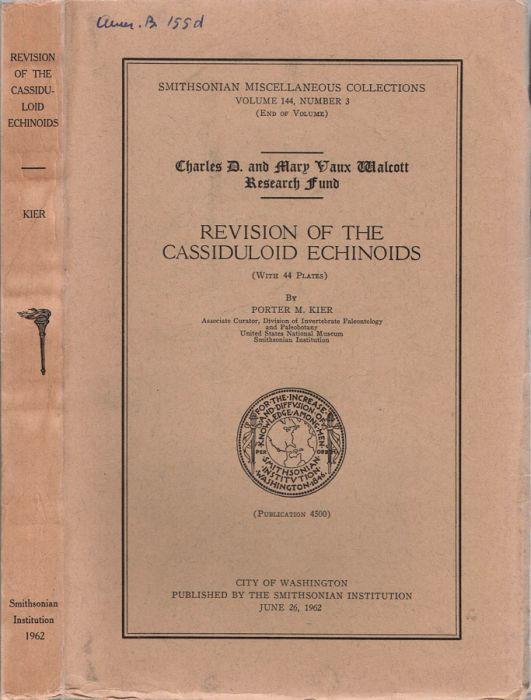 Revision of the cassiduloid echinoids - copertina