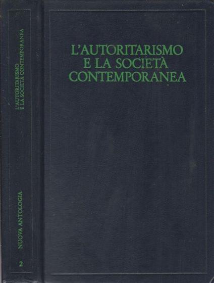 L' autoritarismo e la società contemporanea - copertina