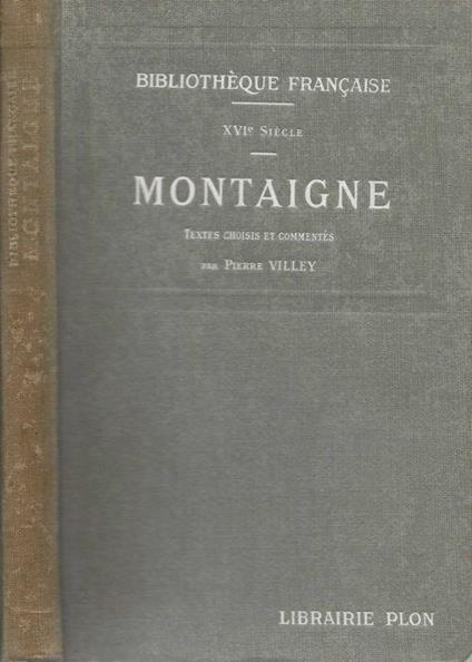 Montaigne - copertina
