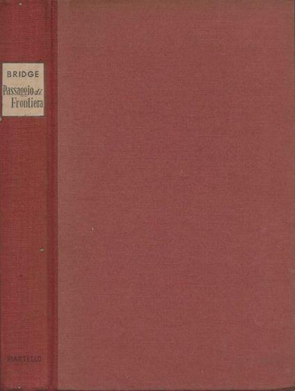 Passaggio di frontiera - Ann Bridge - copertina